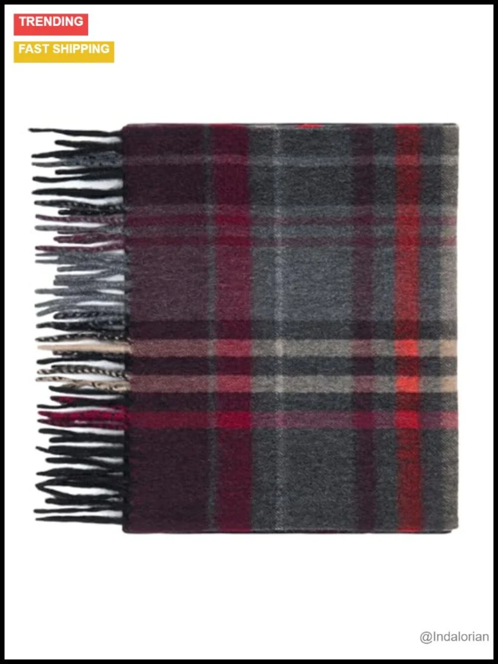 Grade A Cashmere Scarf 2-Ply Lightweight Cold Weather Wrap
